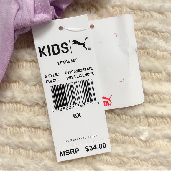 NWT Puma girls tee and shorts set - Picture 4 of 9